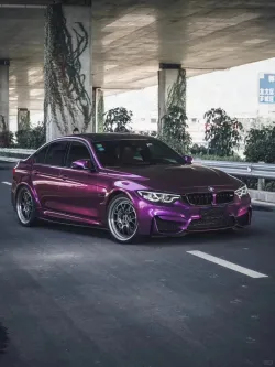  Gloss Metallic Grape Purple Car Vinyl Wrap review drammp 01