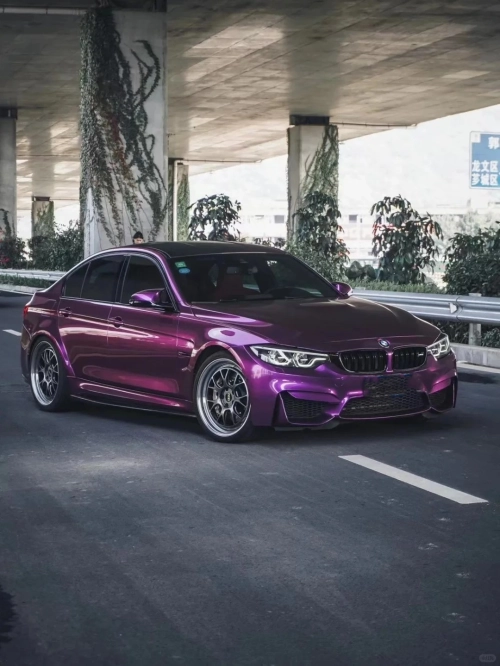 Gloss Metallic Grape Purple Car Vinyl Wrap review 