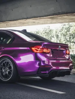  Gloss Metallic Grape Purple Car Vinyl Wrap review drammp 03