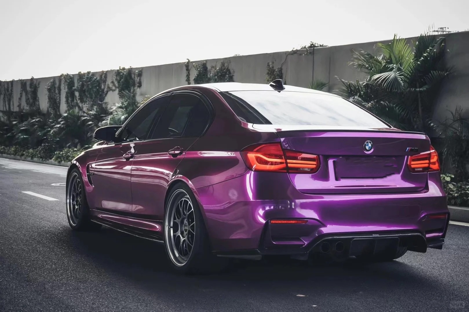Gloss Metallic Grape Purple Car Vinyl Wrap review drammp 04