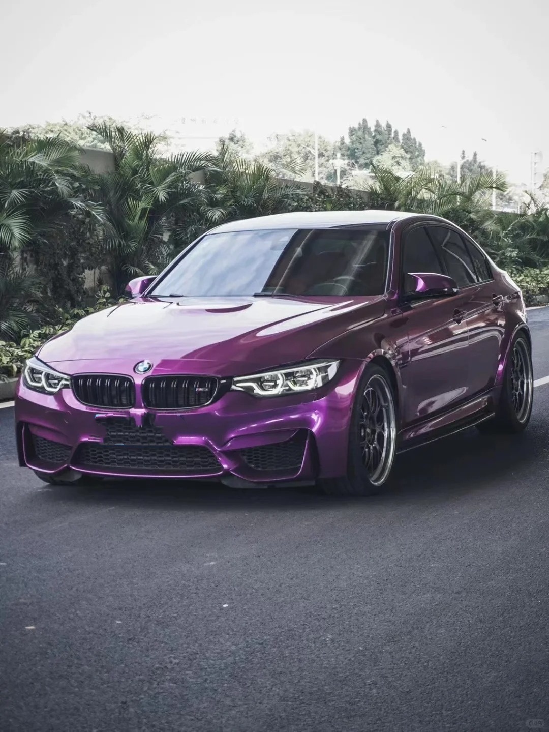 Gloss Metallic Grape Purple Car Vinyl Wrap review drammp 05