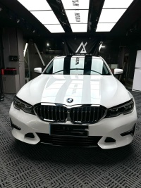 Gloss Pearl White Car Vinyl Wrap review 1