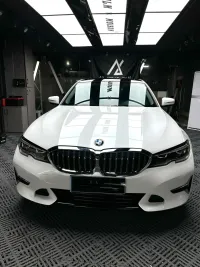 Gloss Pearl White Car Vinyl Wrap review 1