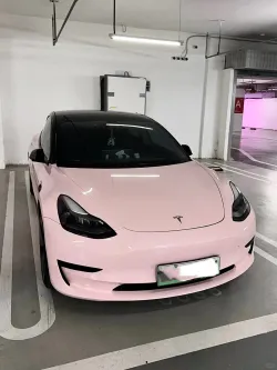 Super Gloss Pale Pink Car Vinyl Wrap review drma 01