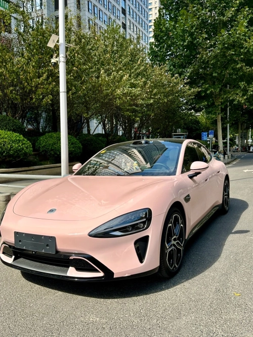 Super Gloss Pale Pink Car Vinyl Wrap review 