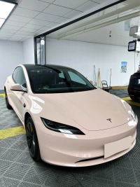 Super Gloss Pale Pink Car Vinyl Wrap review 0