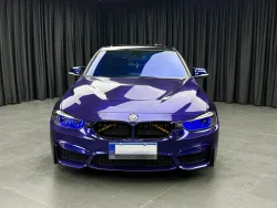 BMW Gloss PET Royal Indigo Blue Car Vinyl Wrap review taay 02