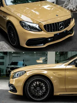 Super Gloss Sandstorm Yellow Desert Yellow Car Vinyl Wrap review sseehi 02