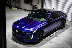 BMW Gloss PET Royal Indigo Blue Car Vinyl Wrap review beee 02