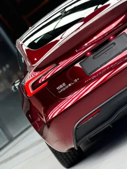 Gloss Metallic Vampire Red Car Vinyl Wrap review senmi