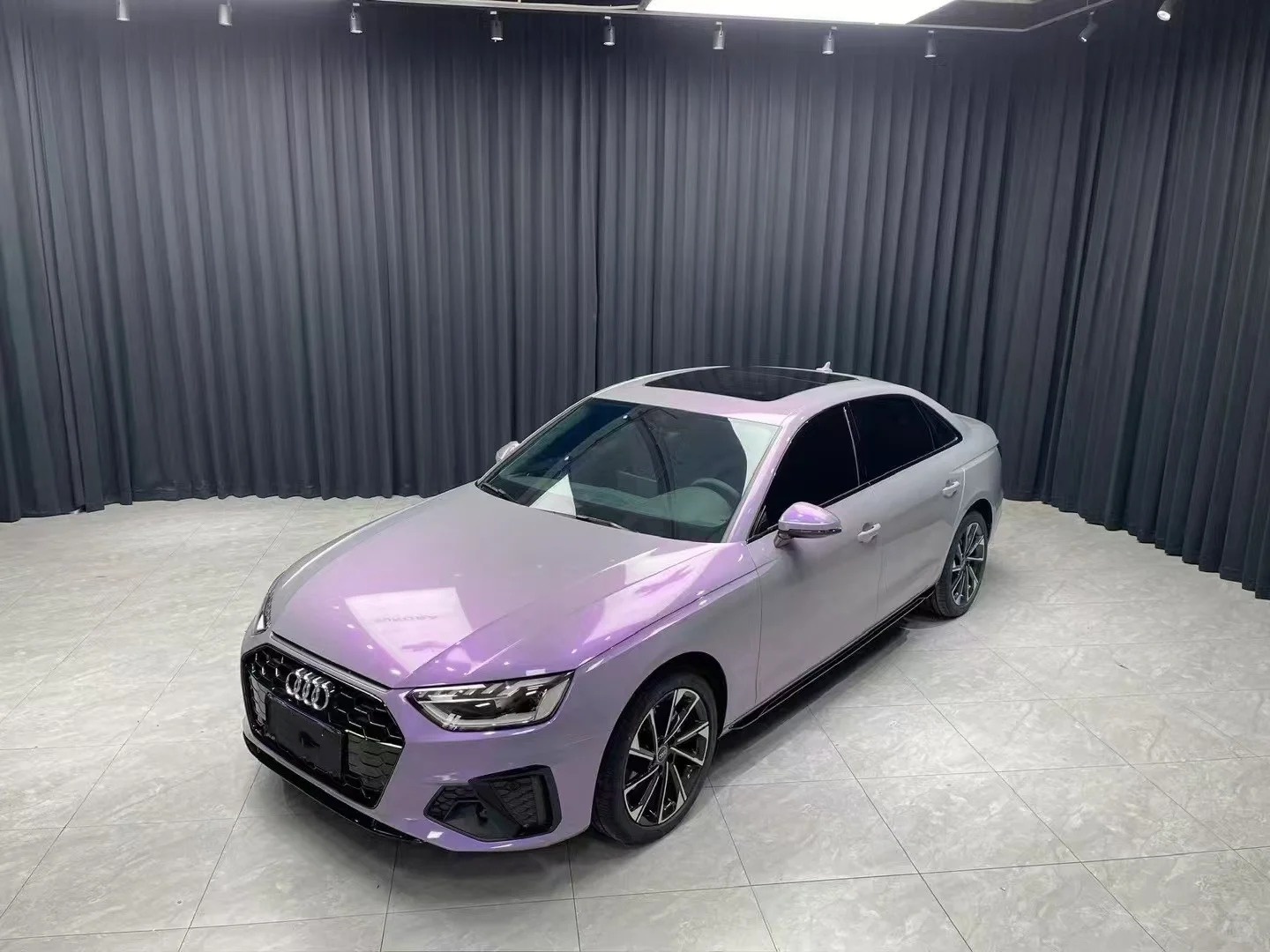 Candy Metallic Gray Purple Car Vinyl Wrap review tizzy 01