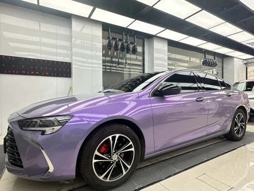 Candy Metallic Gray Purple Car Vinyl Wrap review 