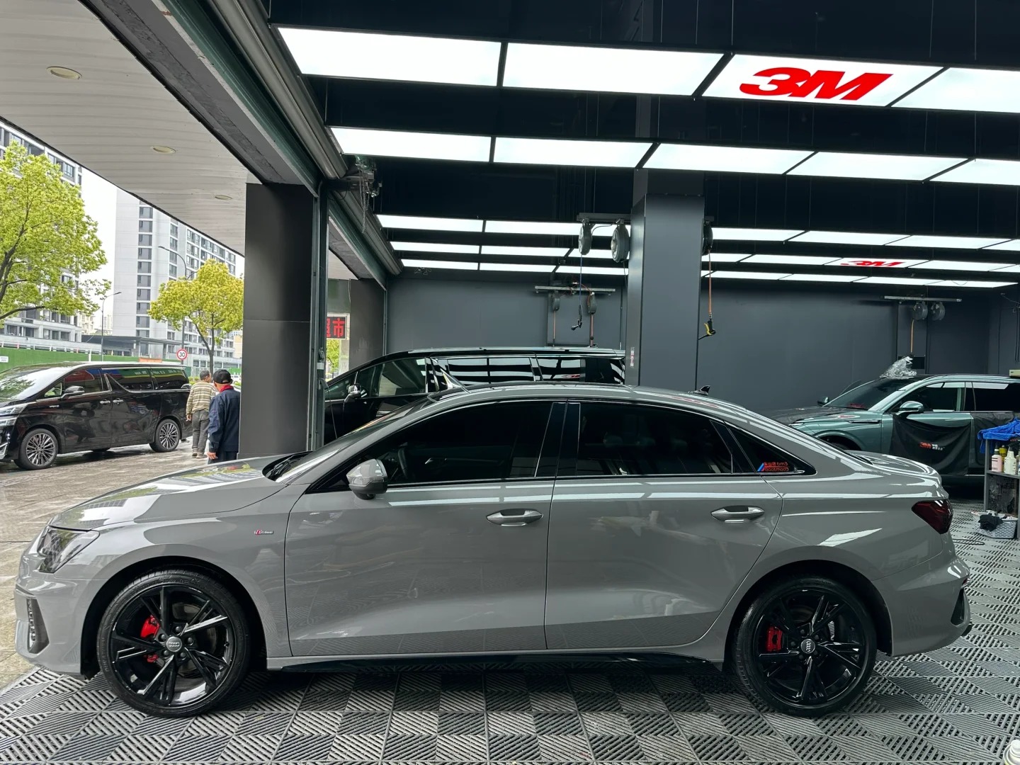 Super Gloss Light Nardo Grey Car Wrap review juuk 02