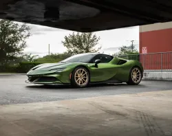 Gloss Metallic Mamba Green Car Vinyl Wrap review hence 03