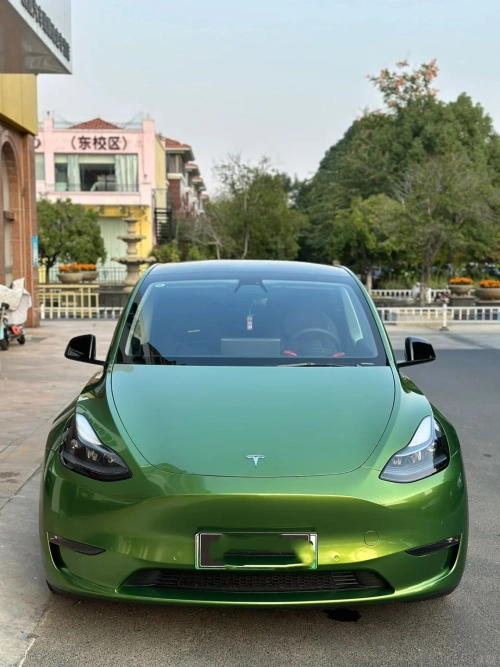 Gloss Metallic Mamba Green Car Vinyl Wrap review 