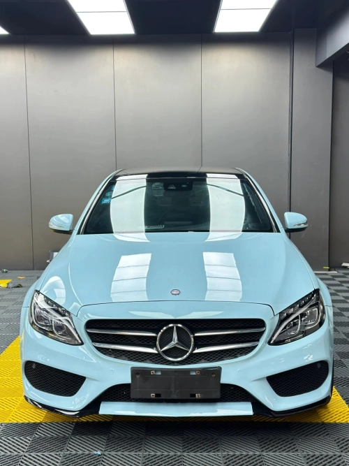 Super Gloss Glacier Blue Car Vinyl Wrap review 