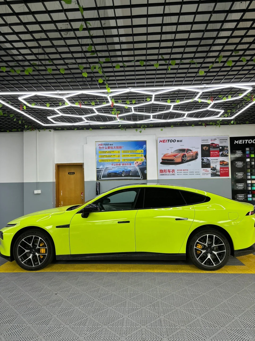 Gloss Crystal Bur Green Car Vinyl Wrap review min