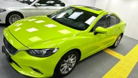 Gloss Crystal Bur Green Car Vinyl Wrap review 0