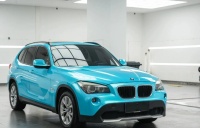 Gloss Metal Paint Lake Blue Car Vinyl Wrap review 1
