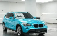 Gloss Metal Paint Lake Blue Car Vinyl Wrap review 1