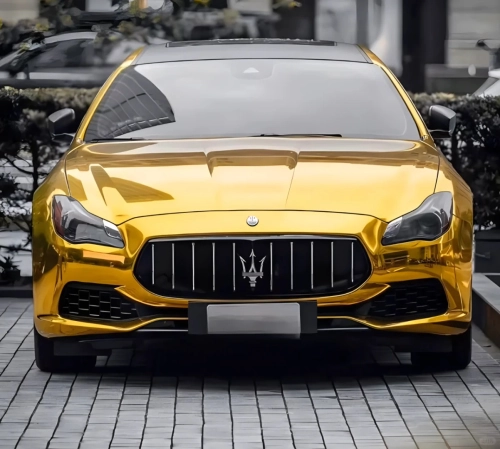 Chrome Mirror Gold Car Vinyl Wrap review 