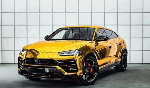 Chrome Mirror Gold Car Vinyl Wrap review 