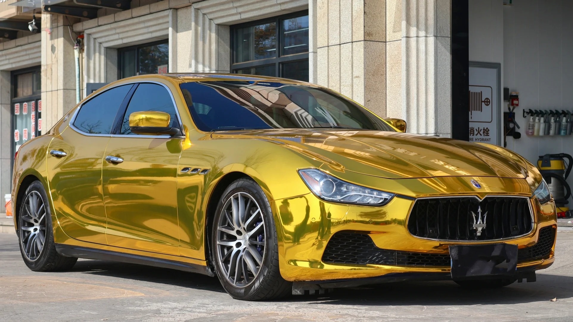 Chrome Mirror Gold Car Vinyl Wrap review tizzyy 01