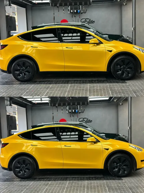 Gloss Metallic Golden Yellow Car Vinyl Wrap review 