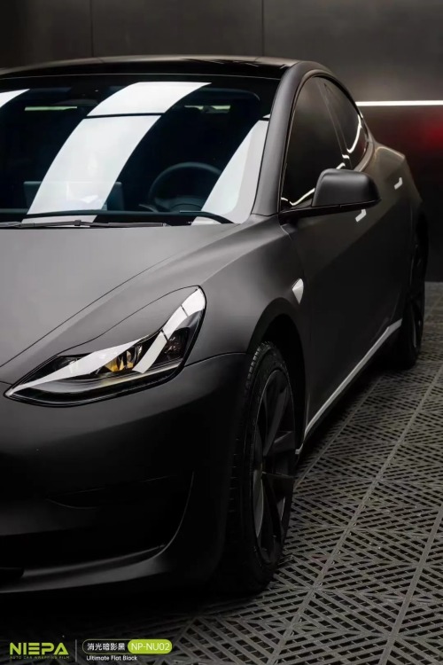 Super Matte Deep Black Car Vinyl Wrap review 