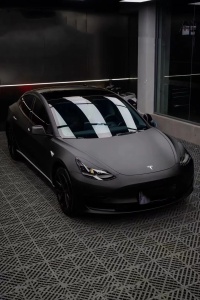 Super Matte Deep Black Car Vinyl Wrap review 0