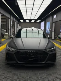 Super Matte Deep Black Car Vinyl Wrap review 1
