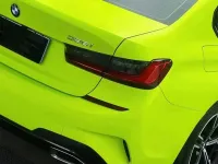  Super Matte Fluorescent Yellow Car Vinyl Wrap  review 1
