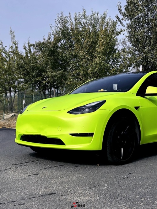 Super Matte Fluorescent Yellow Car Vinyl Wrap  review 