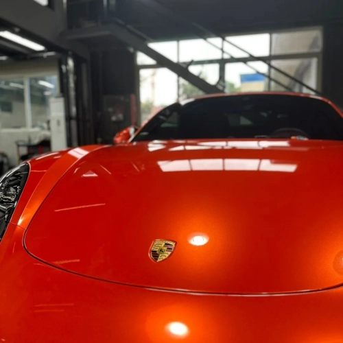  Gloss Metallic Sakhir Orange Car Vinyl Wrap review 