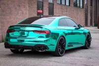 Chrome Mirror Mint Green Car Vinyl Wrap (Non-Stretchable) review 1
