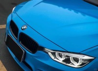 Gloss Crystal Blue Sky Car Vinyl Wrap review 1