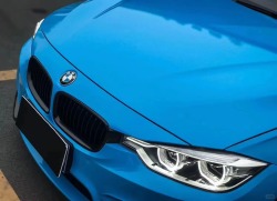 Gloss Crystal Blue Sky Car Vinyl Wrap review senki 02