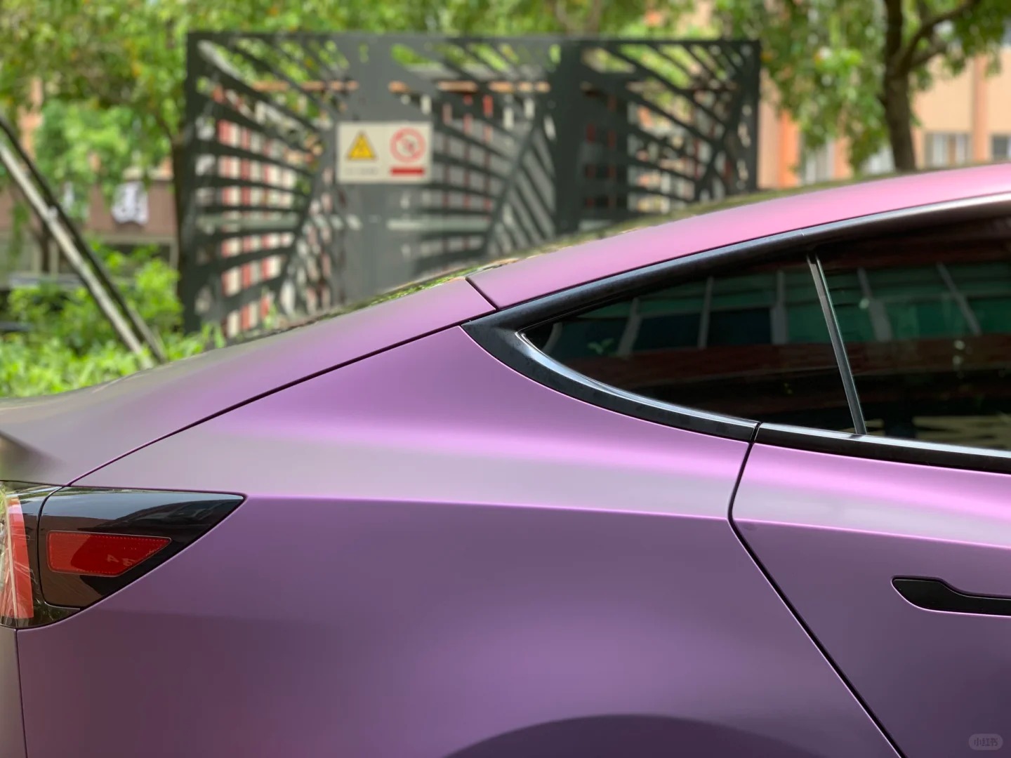 Matte Metallic Purple Car Vinyl Wrap review sunny