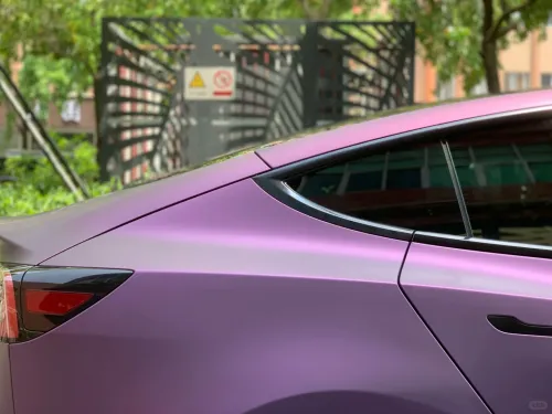 Matte Metallic Purple Car Vinyl Wrap review 