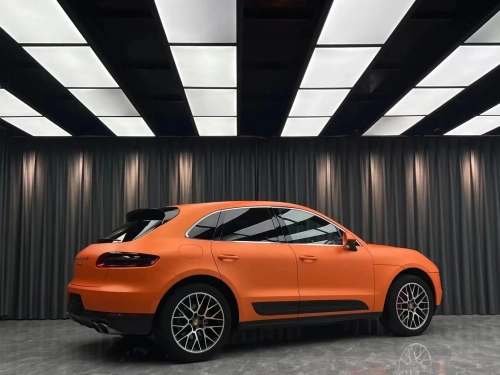 Super Matte Flame Orange Car Vinyl Wrap review 