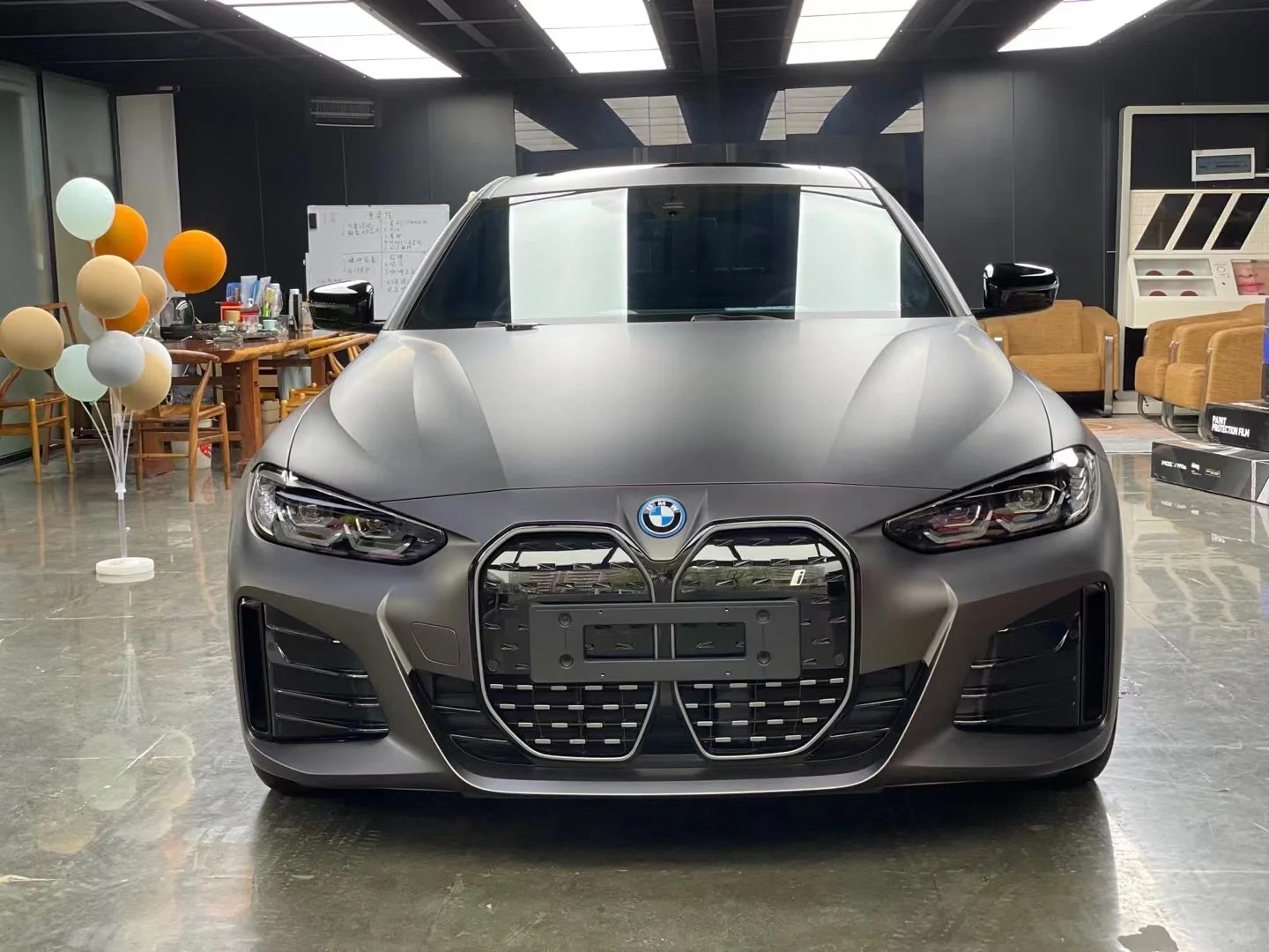 BMW Ultimate Flat Meteorites Grey Car Vinyl Wrap review drm 01