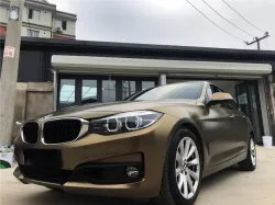 Pure Metal Gold Brown Car Vinyl Wrap review cici