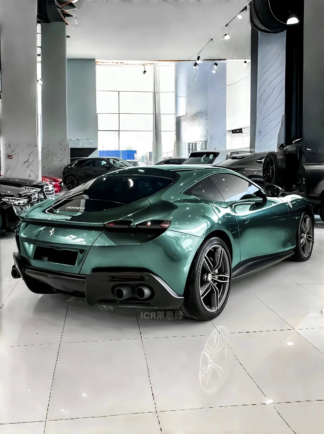 PET Gloss Metallic Ryan Green Car Vinyl Wrap review cily 02