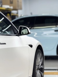 NIO Ultimate Flat Pure White Car Vinyl Wrap review 0