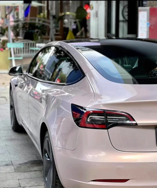 PET Rouge Pearl Pink Car Vinyl Wrap review 