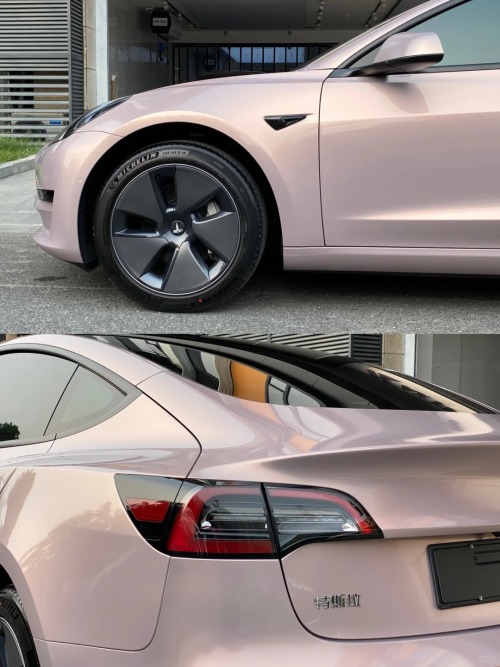 PET Rouge Pearl Pink Car Vinyl Wrap review 