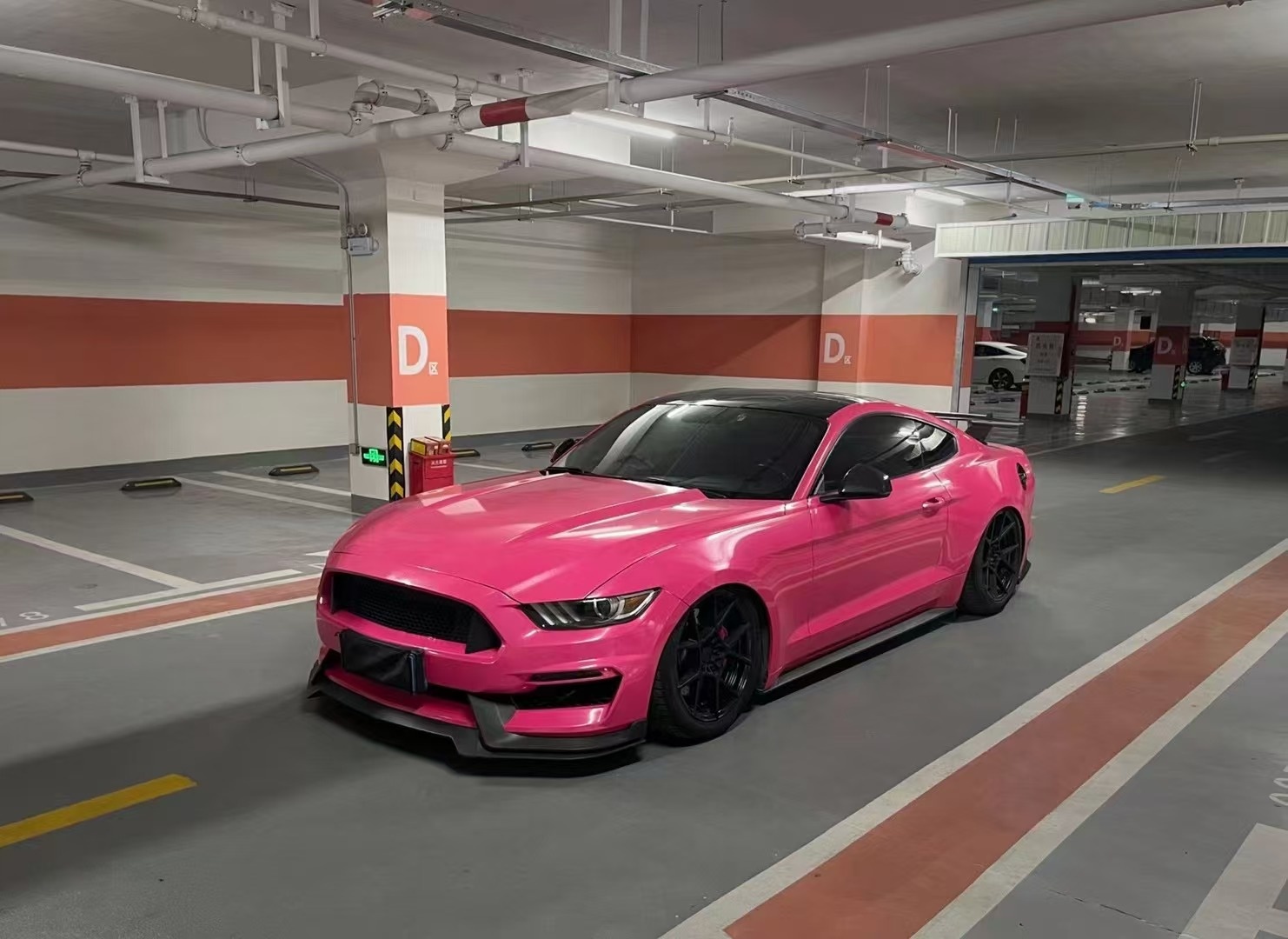 Gloss Sparkle Pink Car Vinyl Wrap  review ama 03