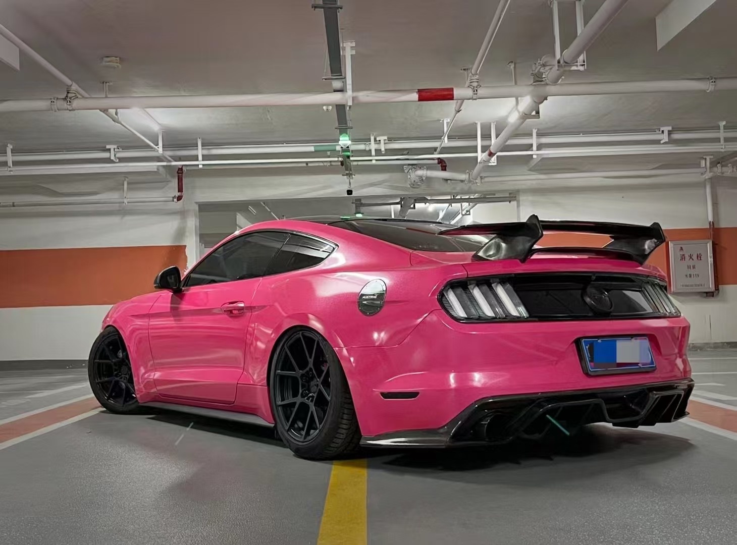 Gloss Sparkle Pink Car Vinyl Wrap  review ama 04
