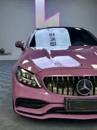 PET Sugar Violet Milk Coffee Car Vinyl Wrap review 0