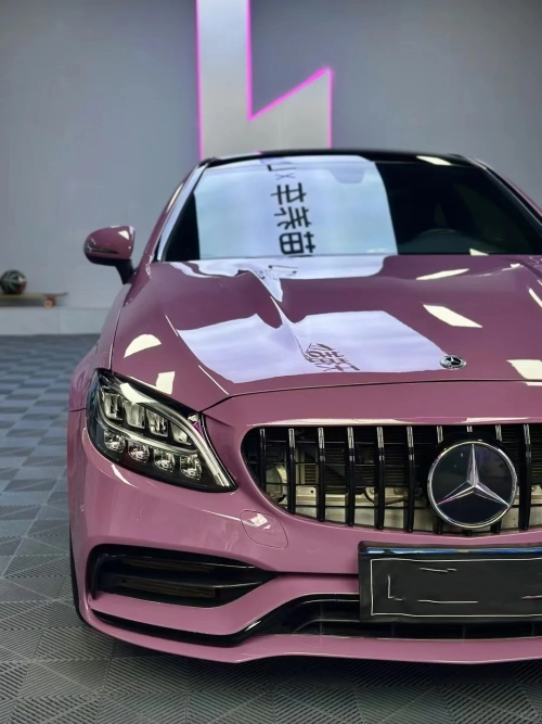 PET Sugar Violet Milk Coffee Car Vinyl Wrap review 